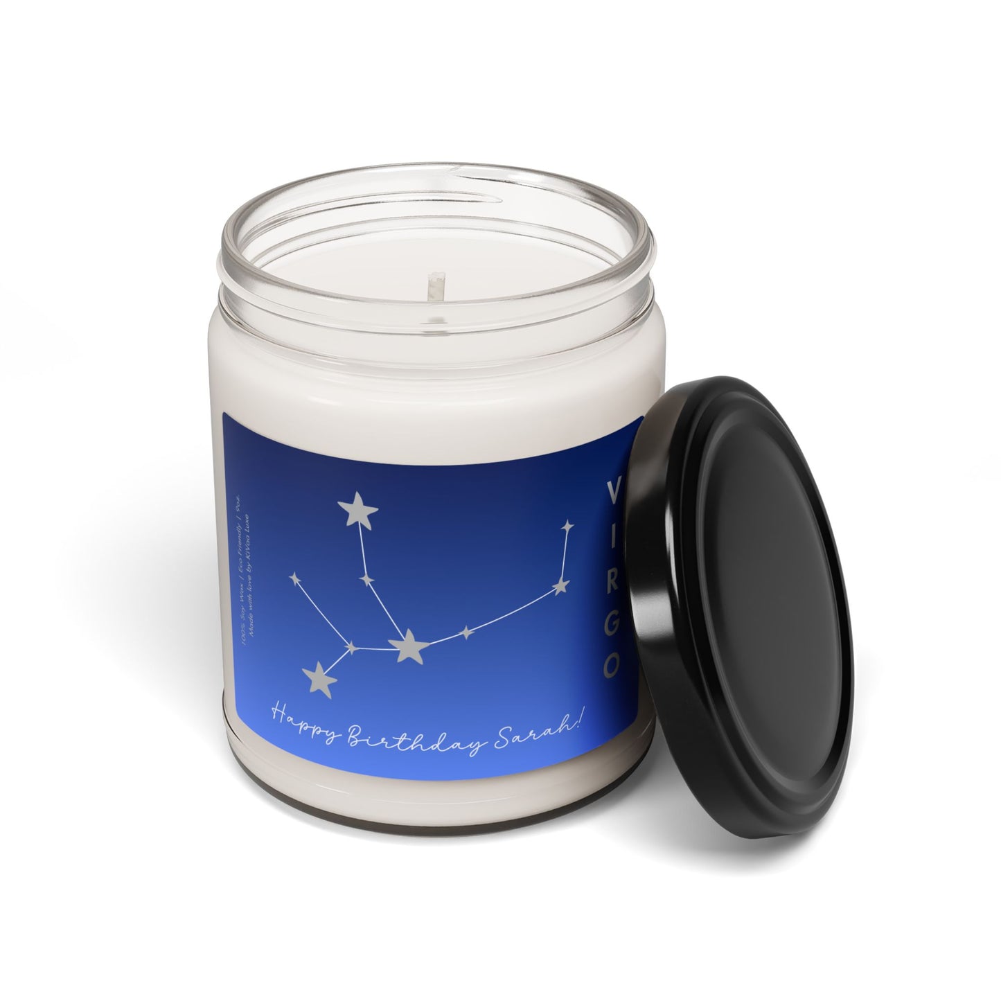Personalized Zodiac Horoscope Birthday Candle - Capricorn
