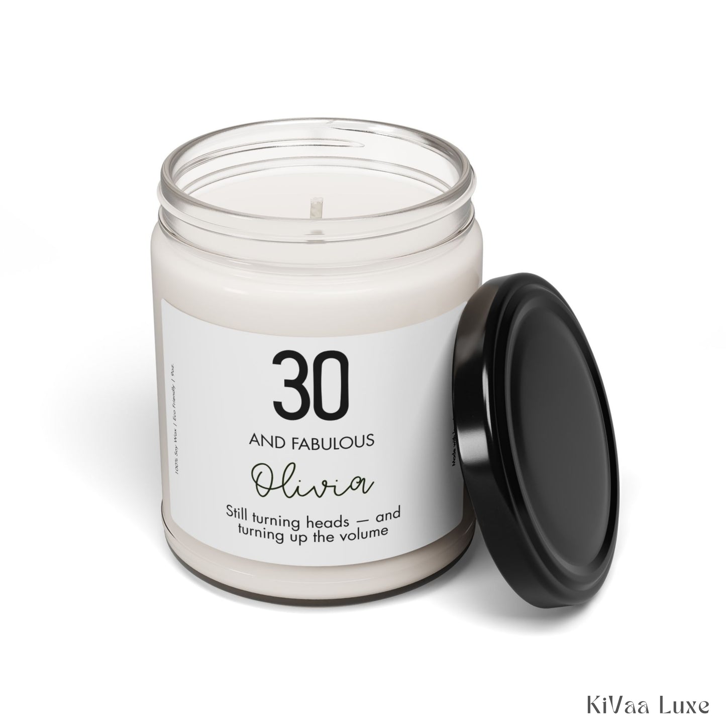 Any Age Personalised Birthday Gift for Her Candle
