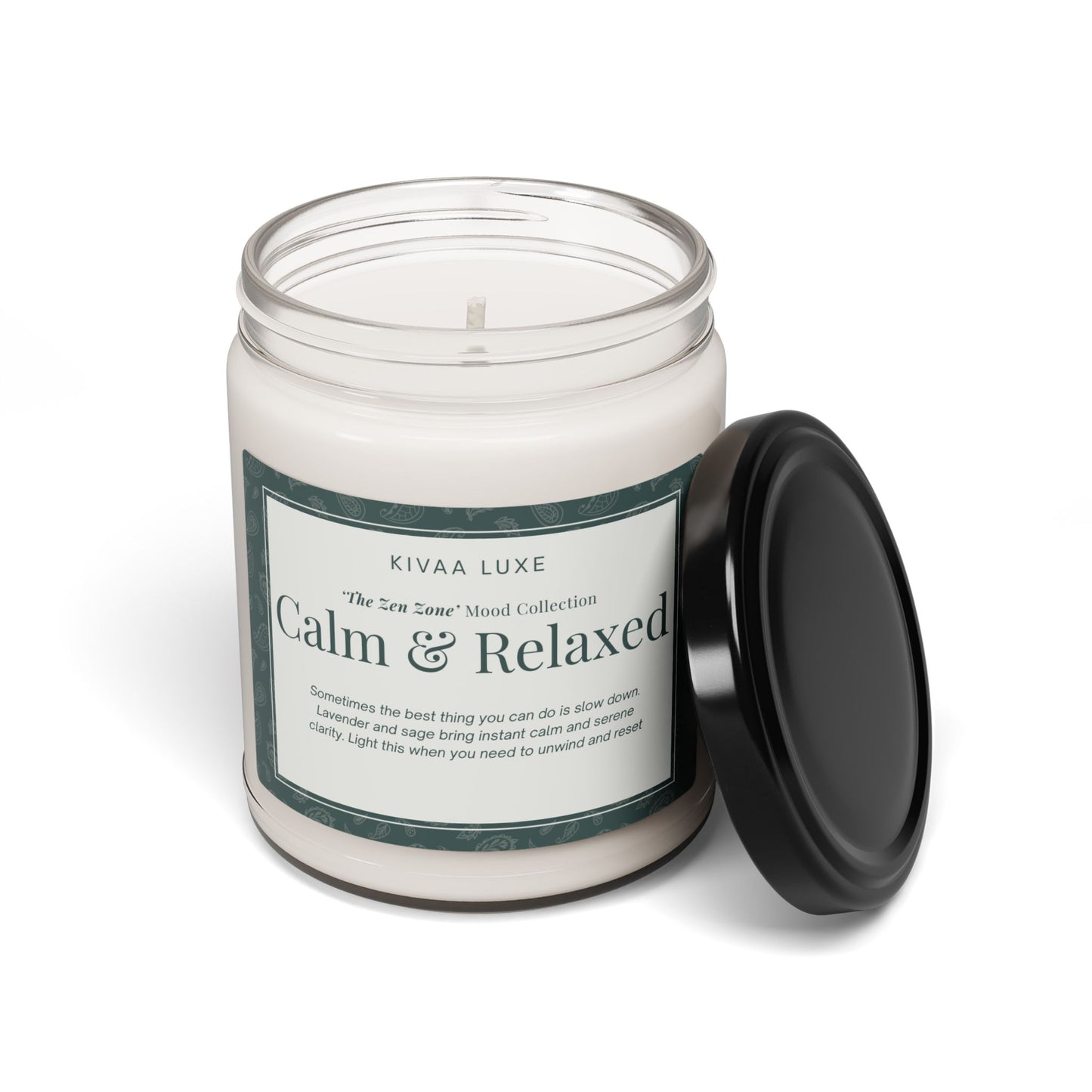 Calm & Relaxed Aromatherapy Mood Candle