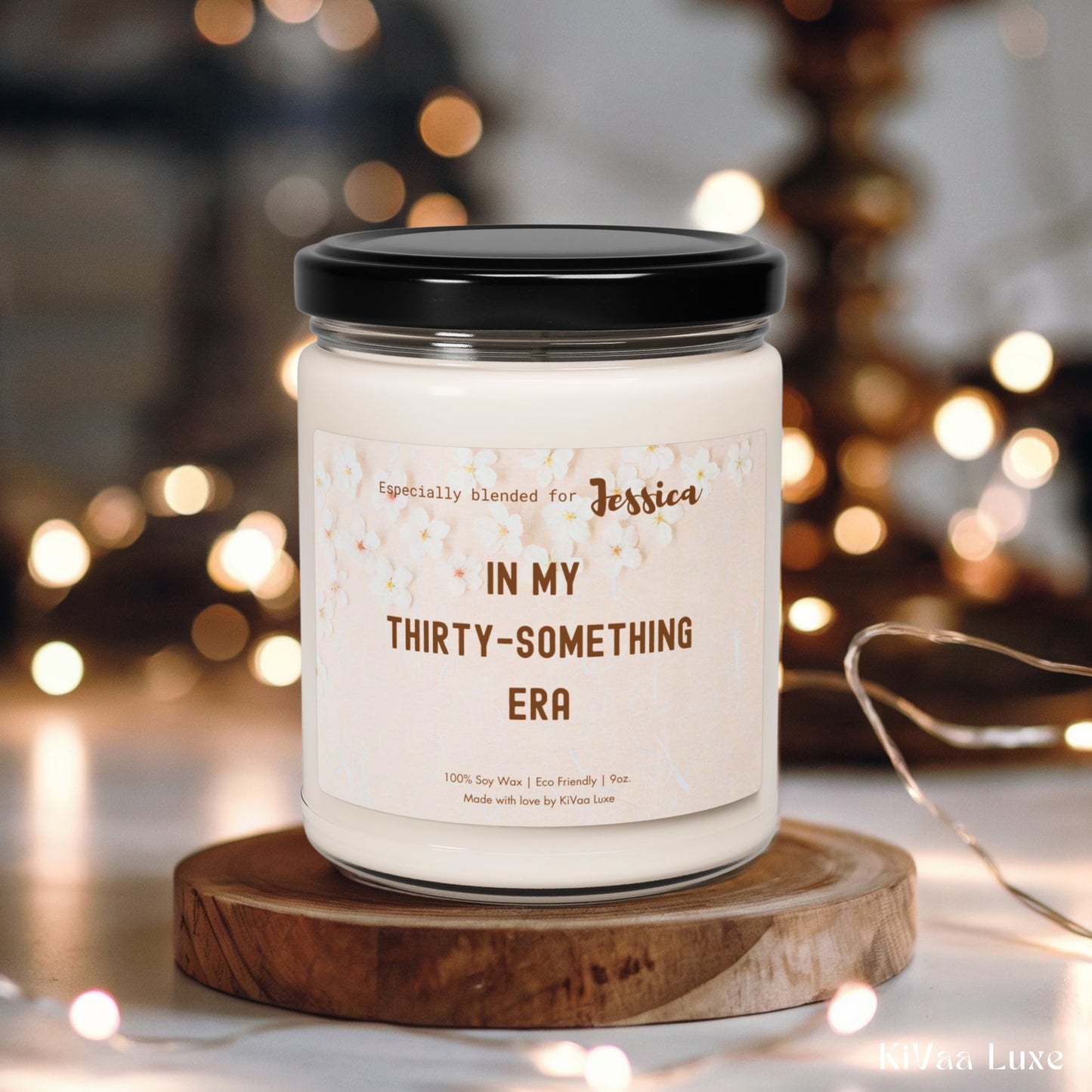 Personalized 'In my Thirty Something Era' Birthday Candle Gift