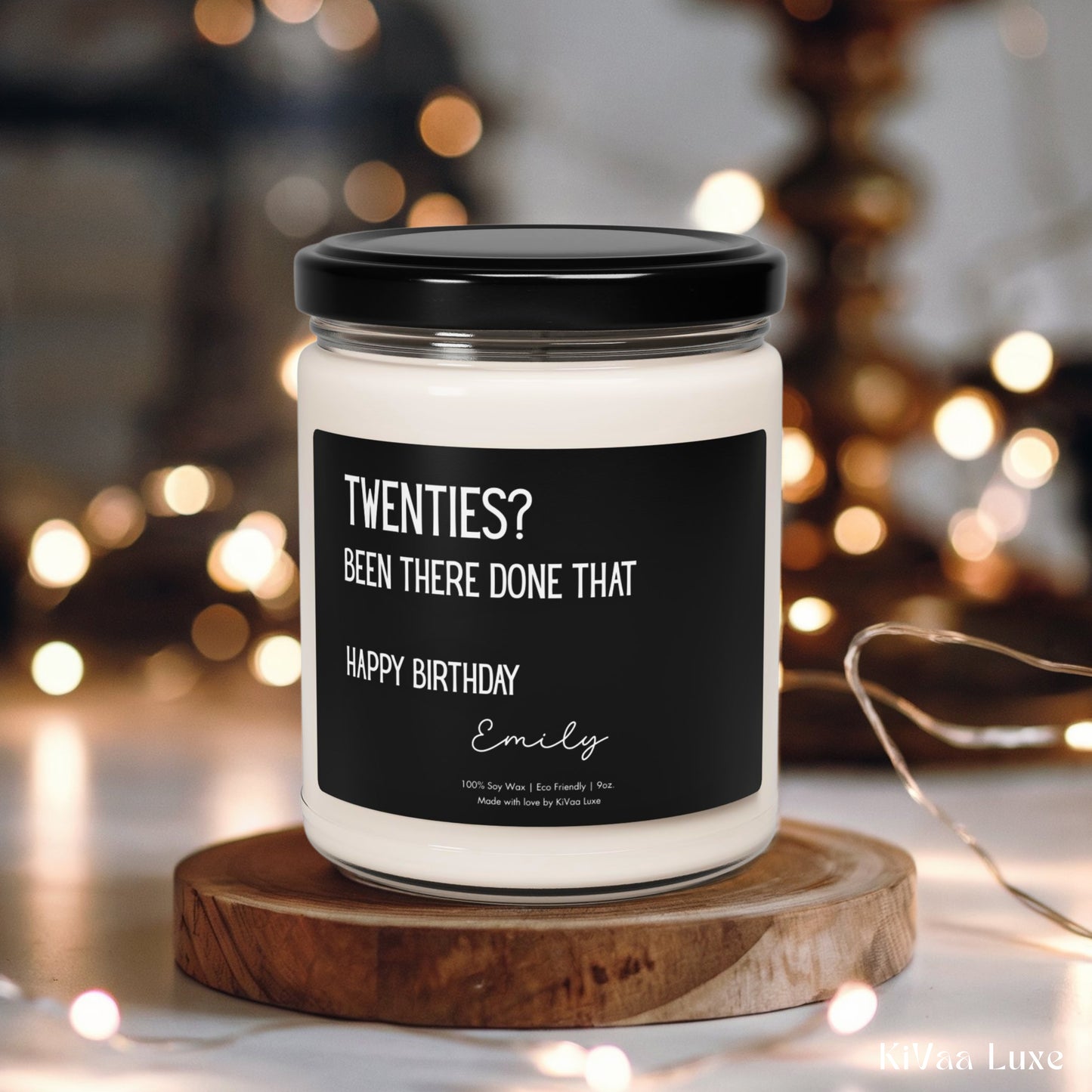 Personalized 30th Birthday Candle Gift 'Twenties, Been there, done that'