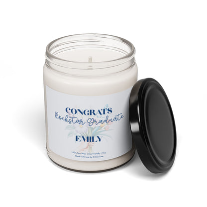 Personalized Graduation Candle