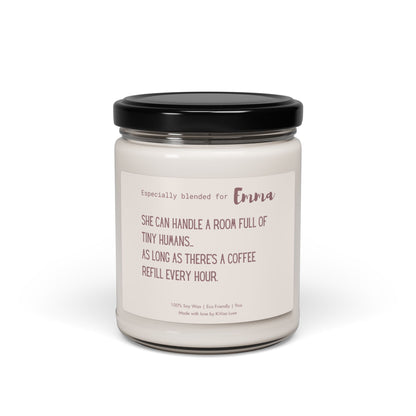 Personalized Candle For Coffee Lover Teacher