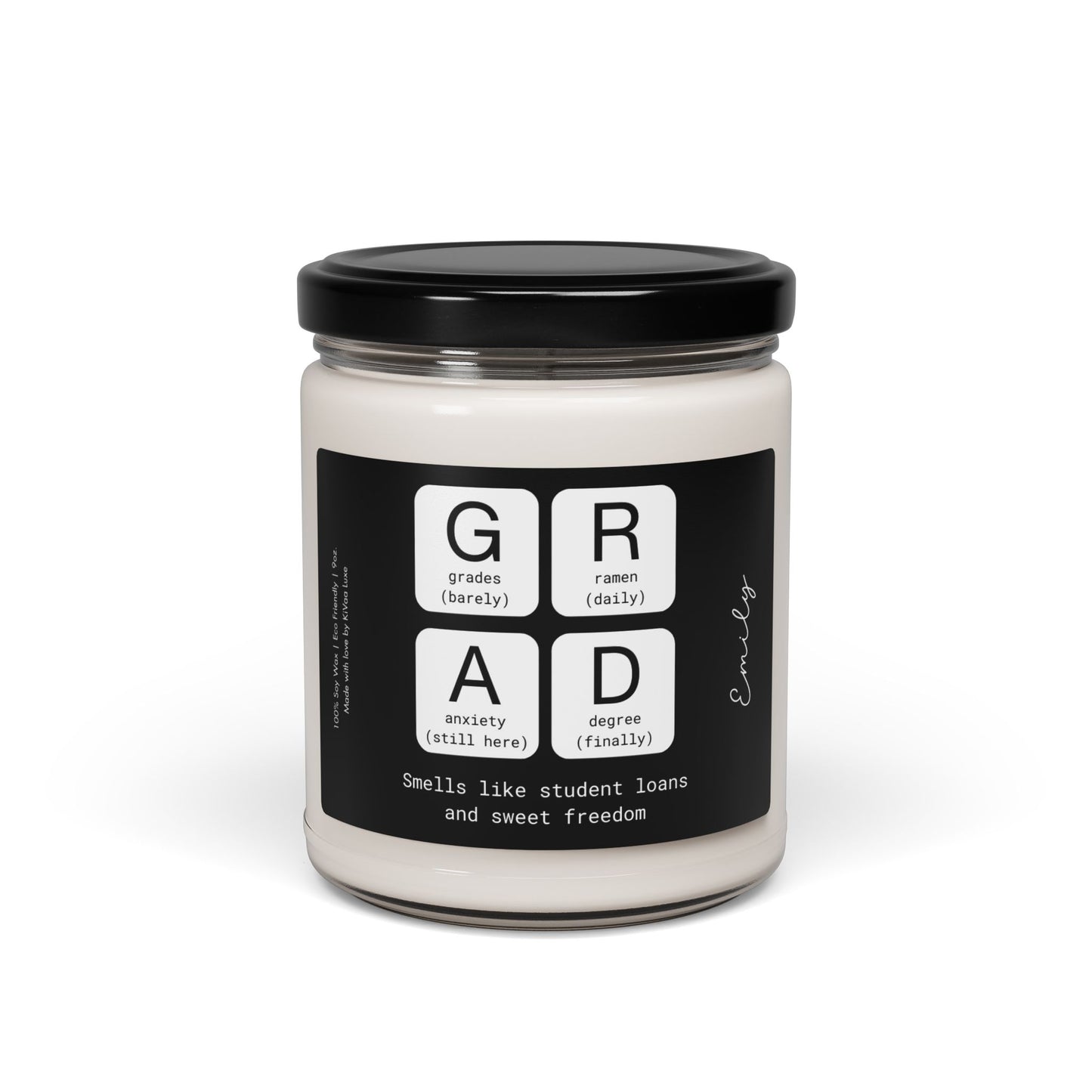 Personalized Graduation Candle