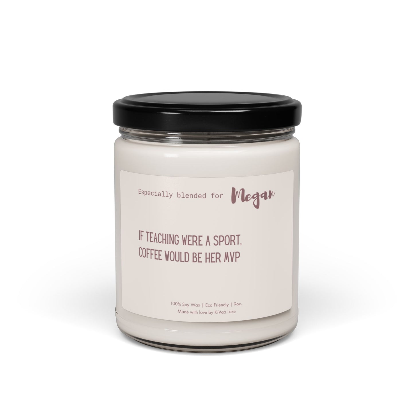 Personalized Candle For Coffee Lover Teacher