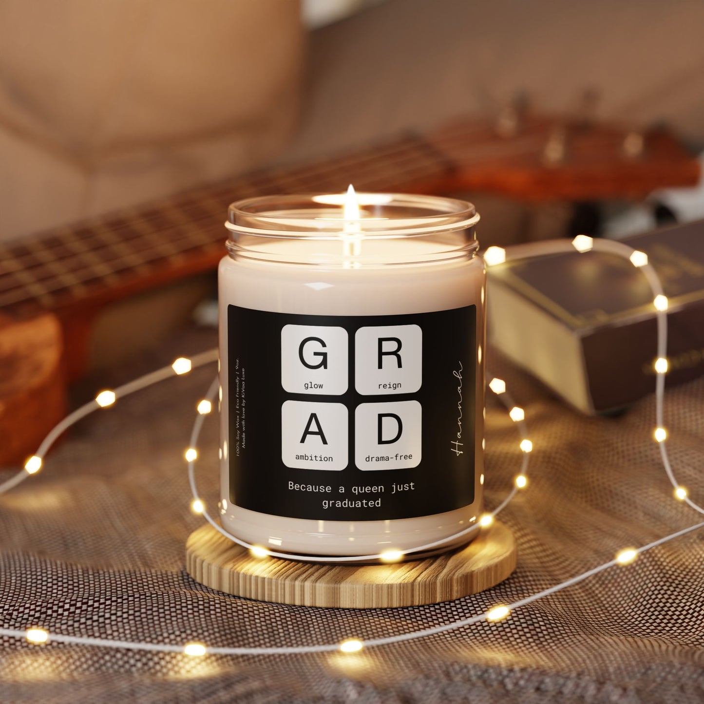 Personalized Graduation Candle