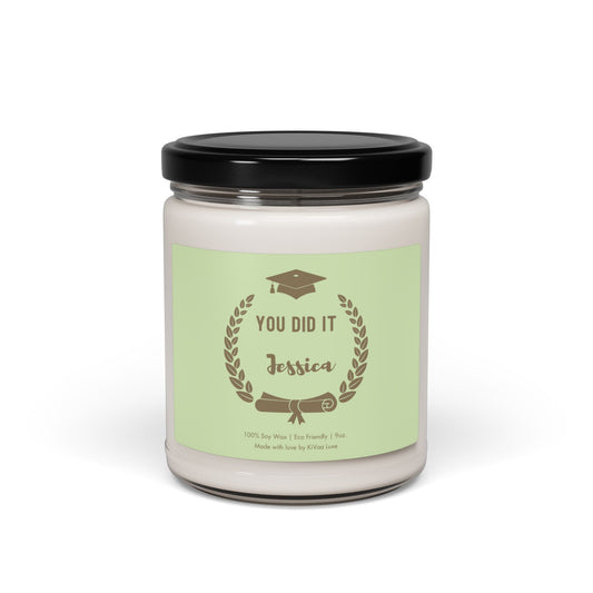 Personalized Graduation Candle