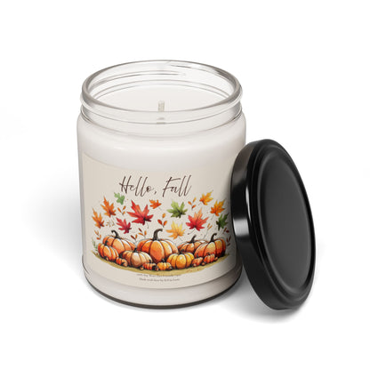 Hello Fall Scented Soy Autumn Candle