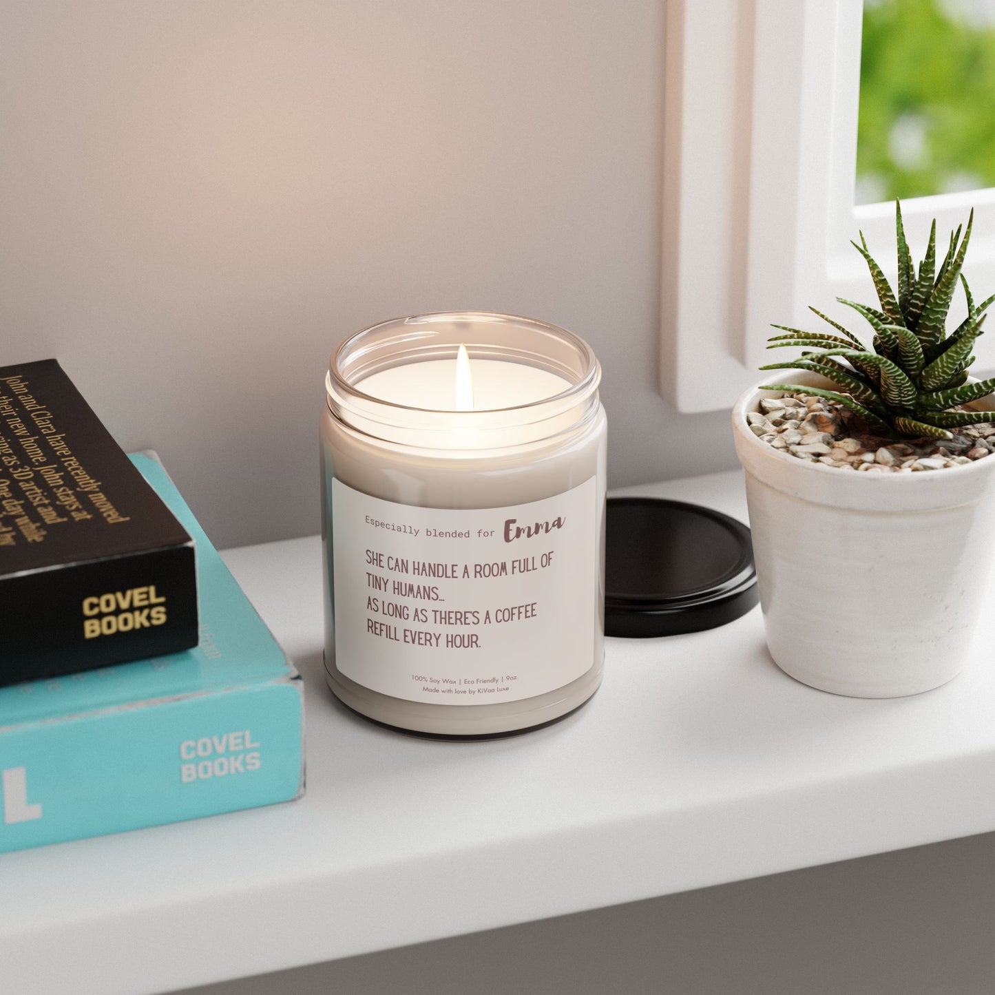 Personalized Candle For Coffee Lover Teacher