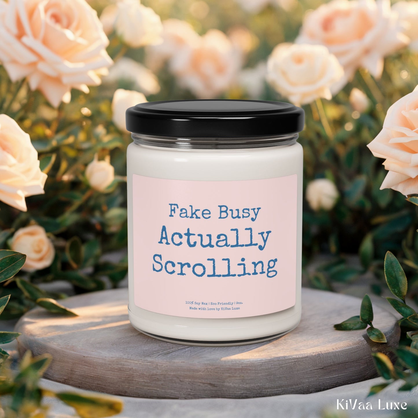 Fake Busy Actually Scrolling Candle – Funny Gen Z Soy Gift
