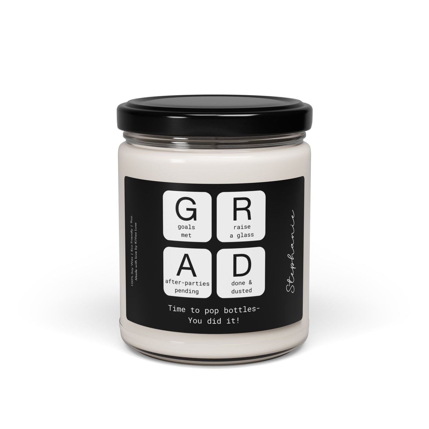 Personalized Graduation Candle