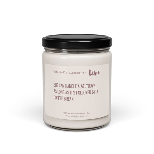 Personalized Candle For Coffee Lover Teacher