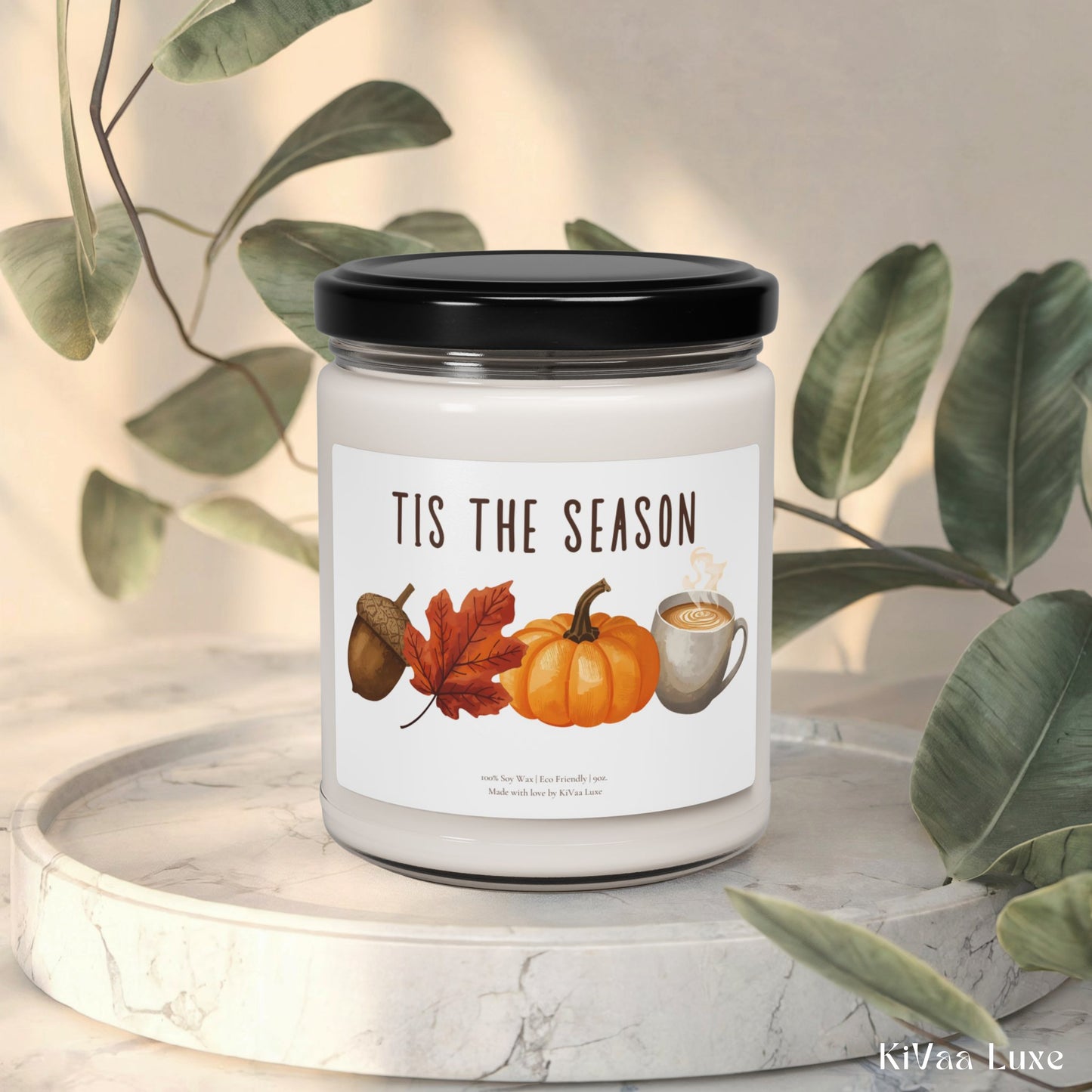 Tis The Season Fall Candle - Cinnamon Apple Spice Candle