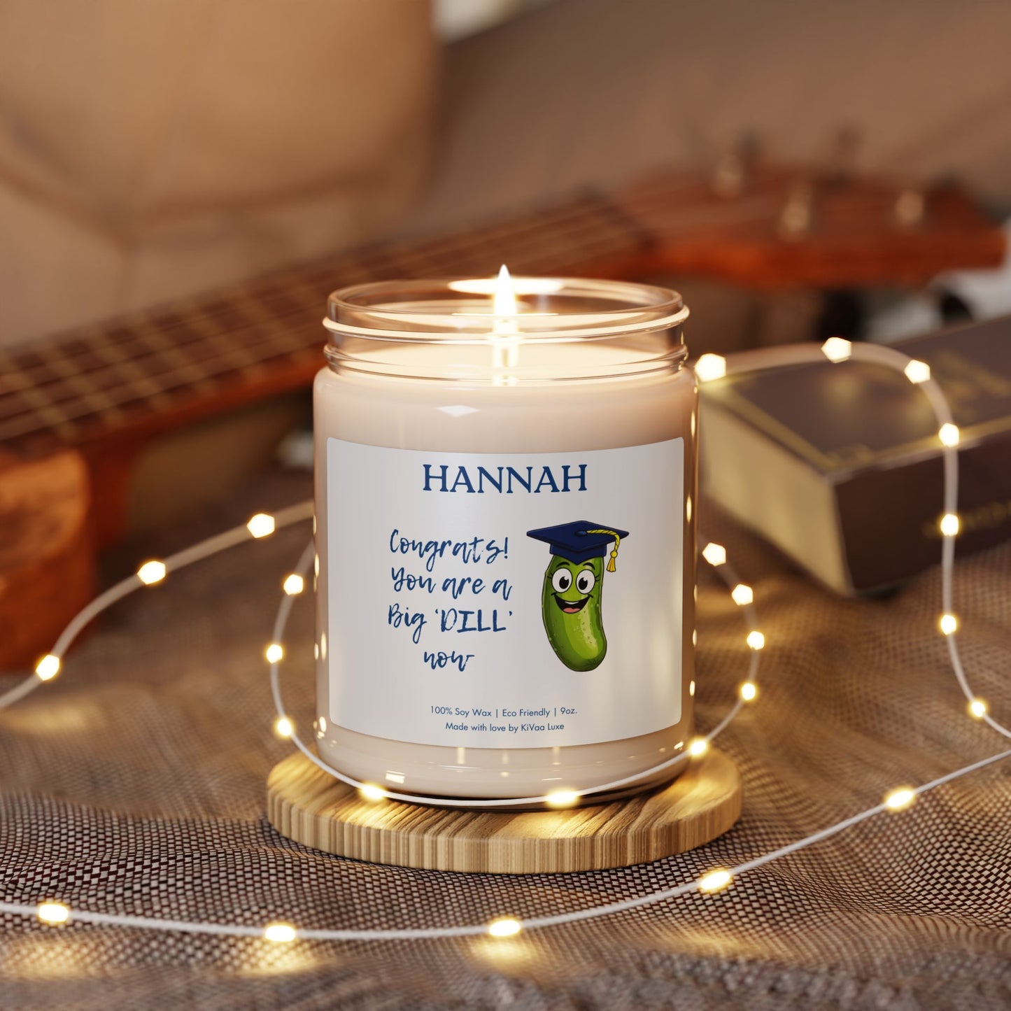 Funny Personalized Graduation Candle