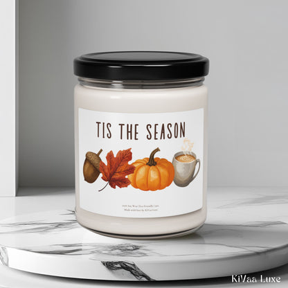 Tis The Season Fall Candle - Cinnamon Apple Spice Candle