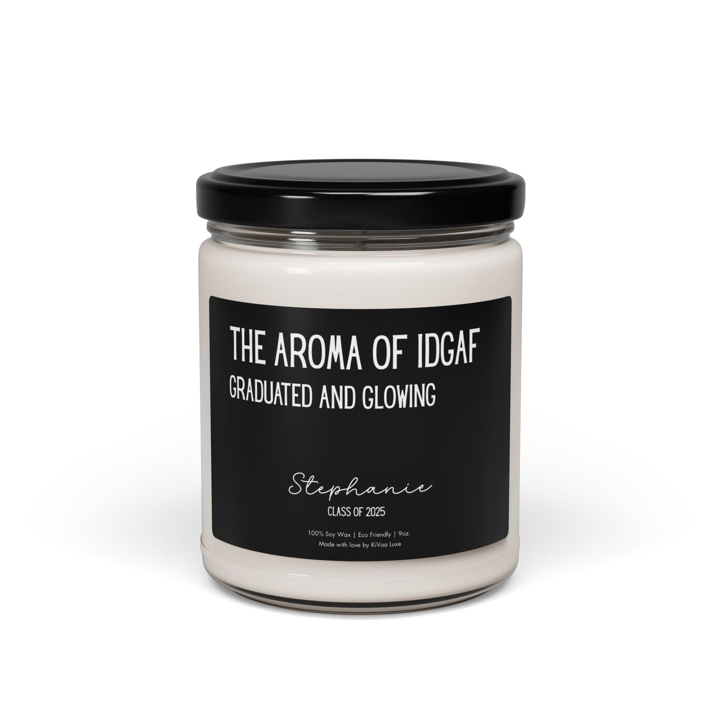 Personalized Graduation Candle