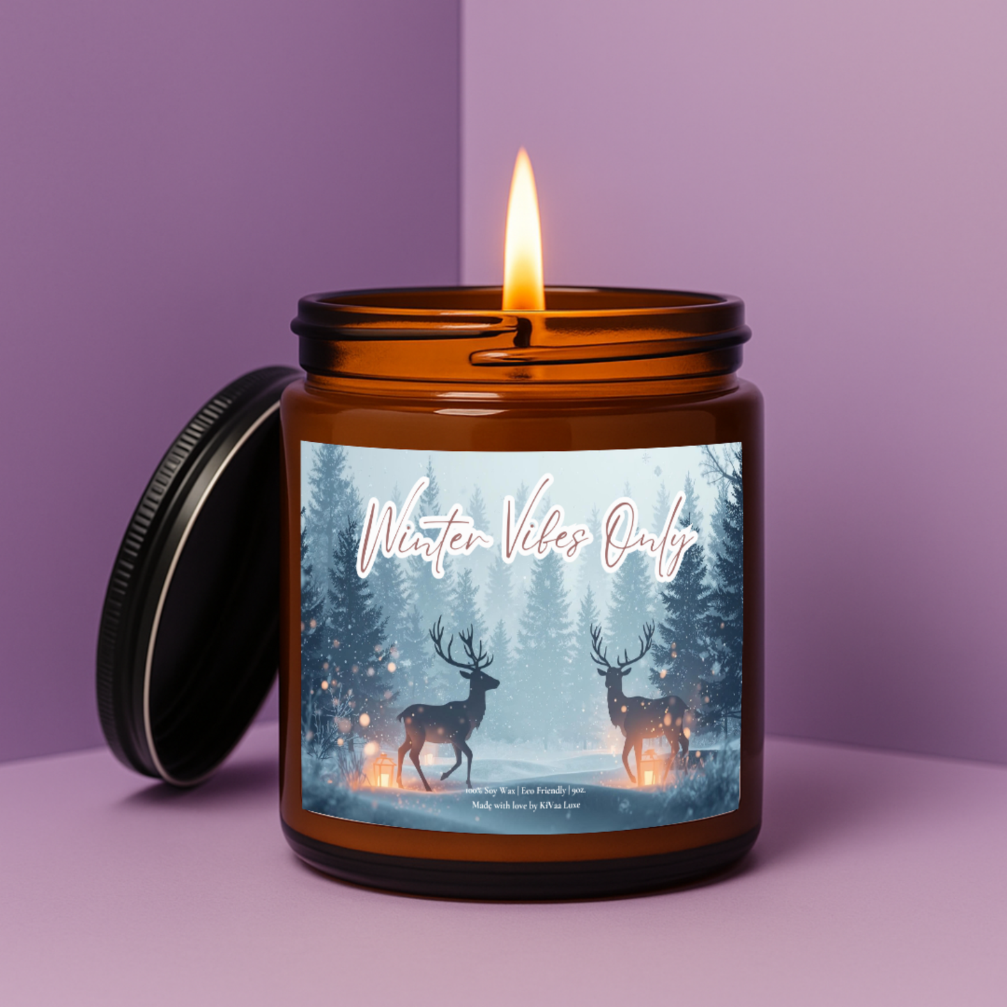 Winter Vibes Only Candle – Winter Wonderland Candle
