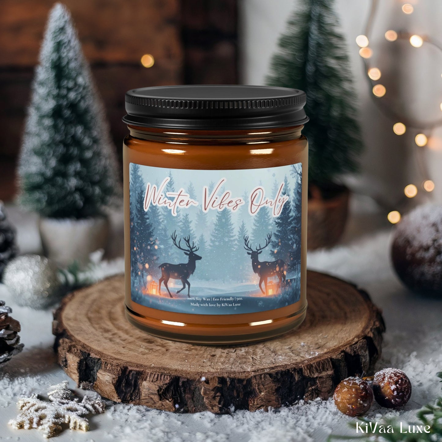 Winter Vibes Only Candle – Winter Wonderland Candle