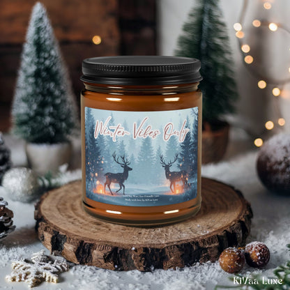 Winter Vibes Only Candle – Winter Wonderland Candle