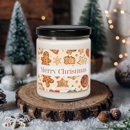 Sweet Christmas Vibes Candle – Gingerbread Cookie Candle