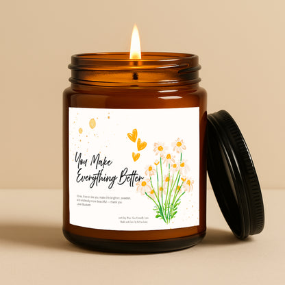 Personalized Thank You Gift for Best Friend - You Make Everything Better