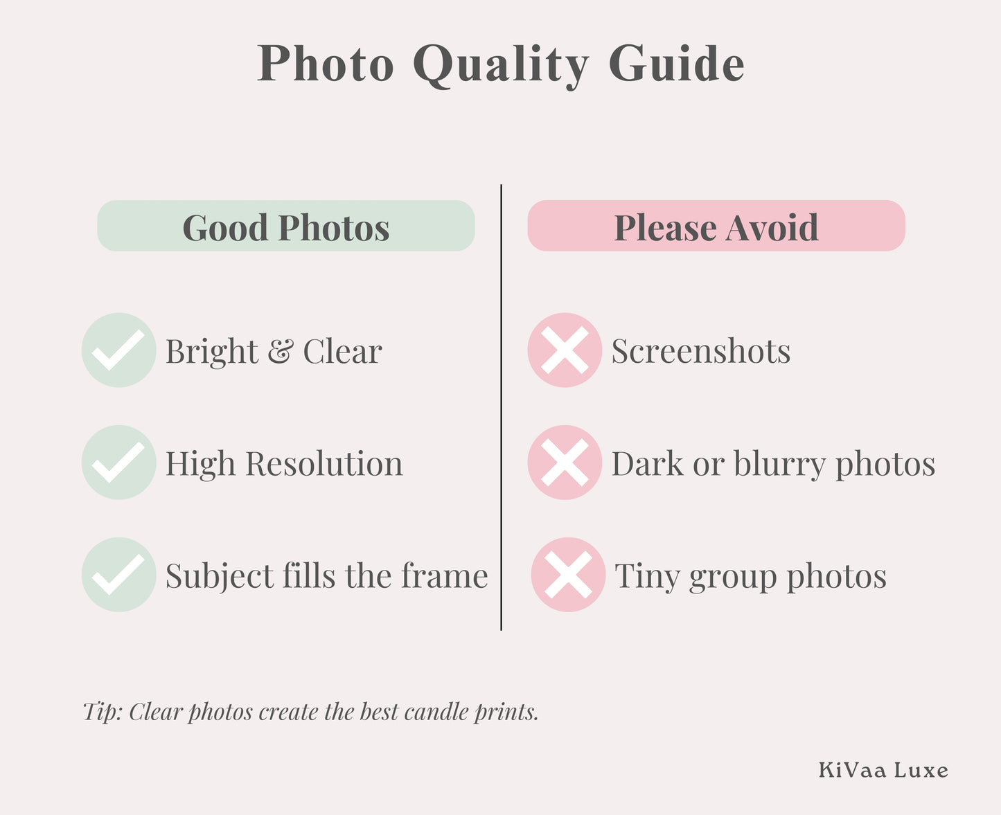 Custom Photo Candle – Upload Your Image