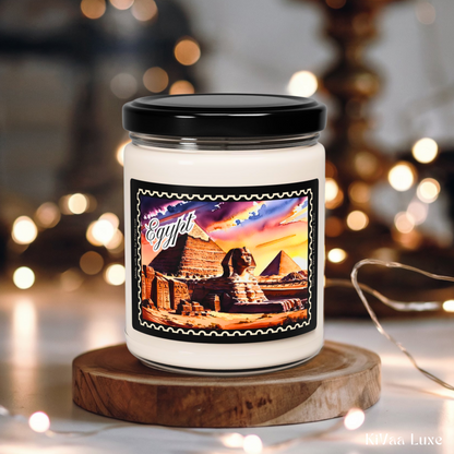 Egypt Souvenir Candle Vacation Keepsake