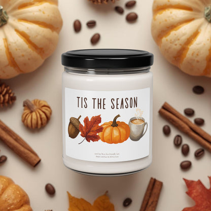 Tis The Season Fall Candle - Cinnamon Apple Spice Candle