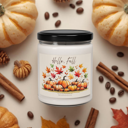 Hello Fall Scented Soy Autumn Candle