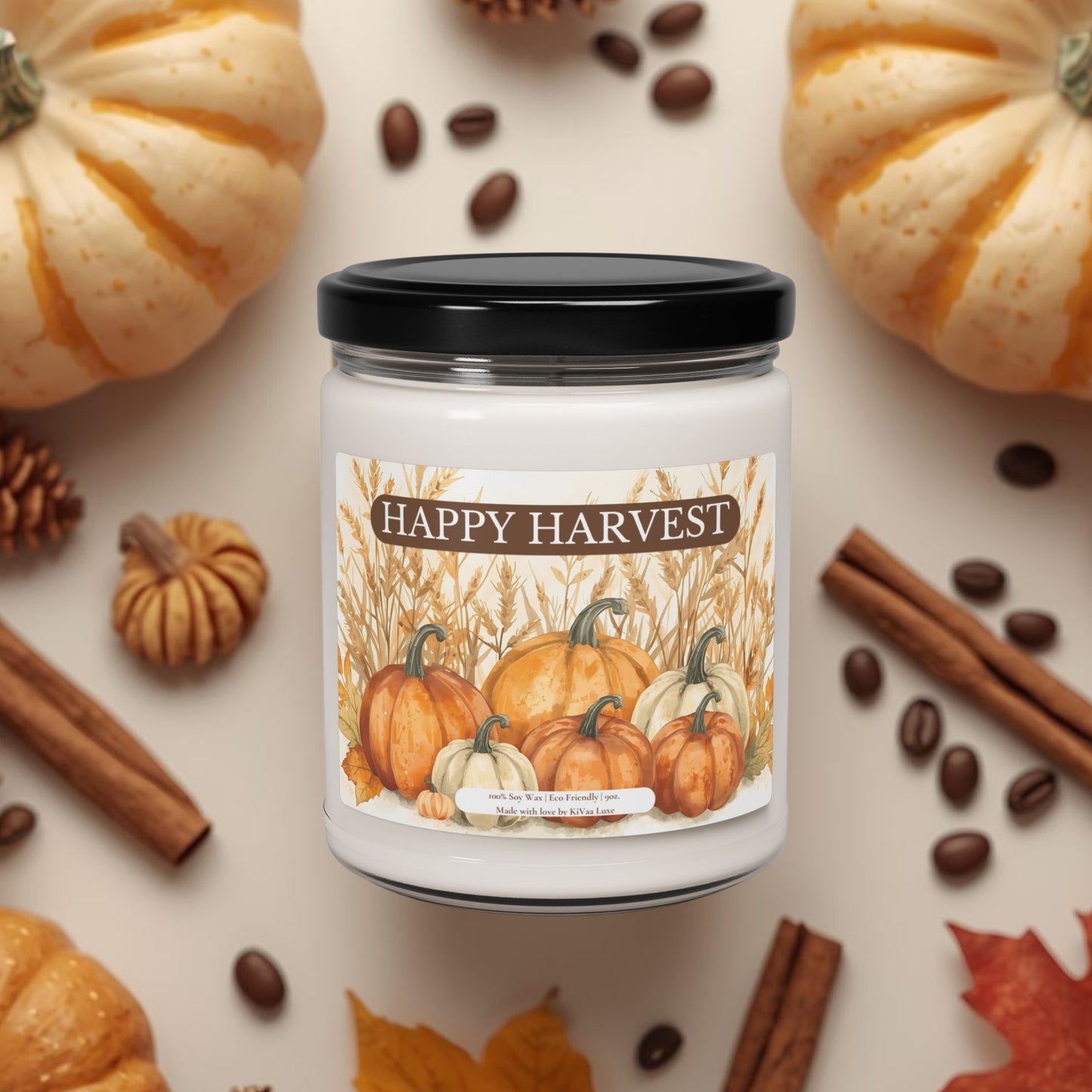 Happy Harvest Scented Soy Fall Candle