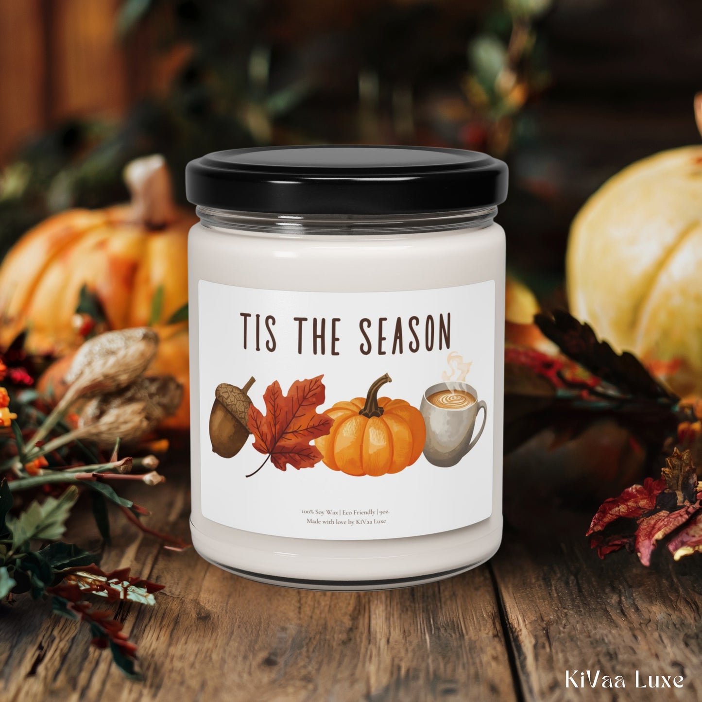 Tis The Season Fall Candle - Cinnamon Apple Spice Candle