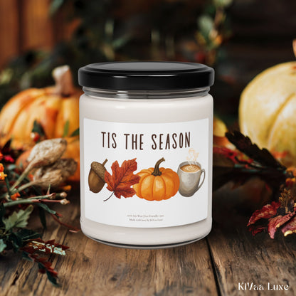Tis The Season Fall Candle - Cinnamon Apple Spice Candle