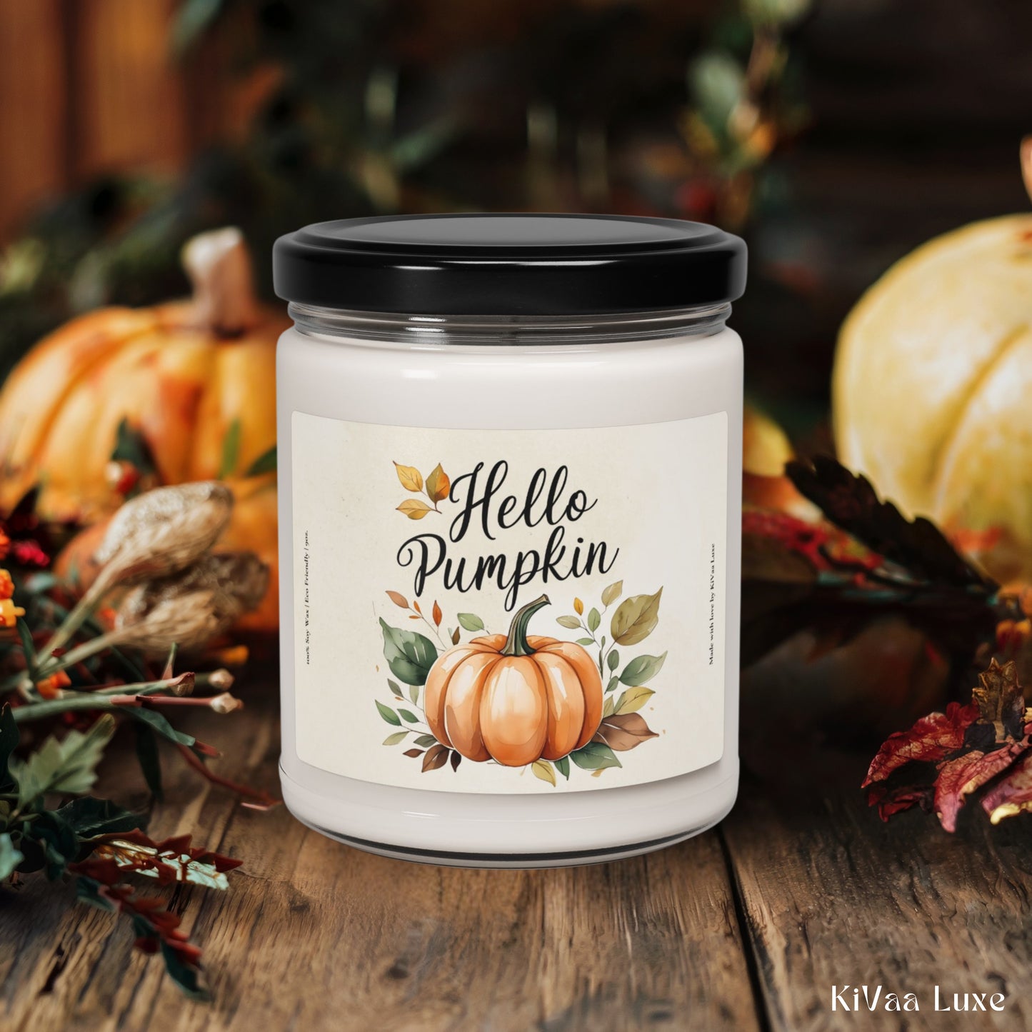 Hello Pumpkin Scented Soy Fall Candle