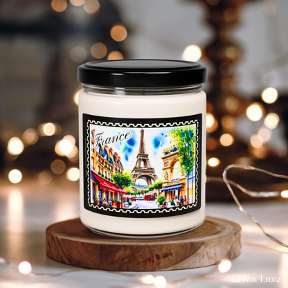 France Paris Souvenir Candle Vacation Keepsake
