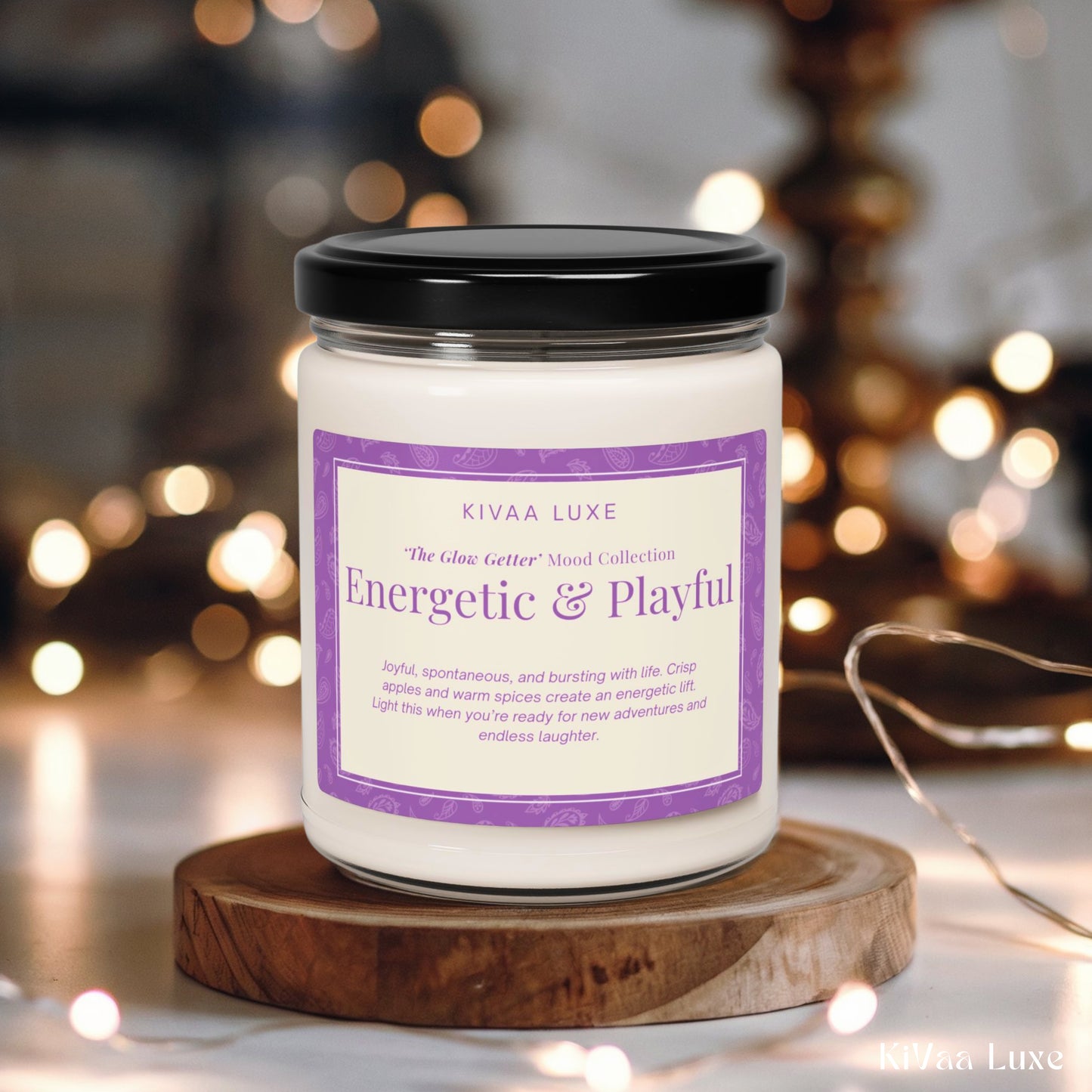Energetic & Playful Aromatherapy Mood Candle