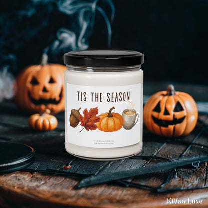 Tis The Season Fall Candle - Cinnamon Apple Spice Candle
