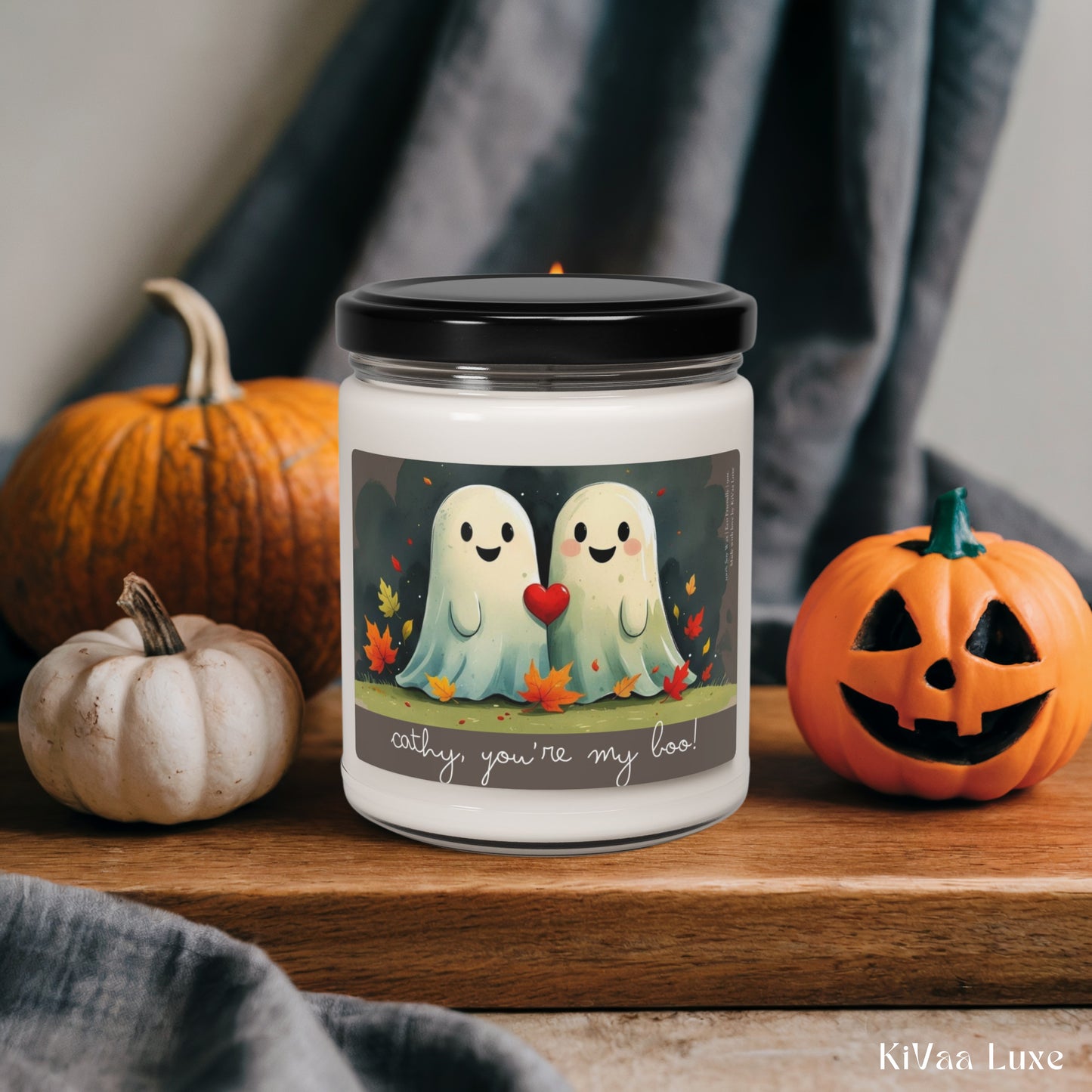 Personalized Halloween  'You're My Boo' Ghost Candle