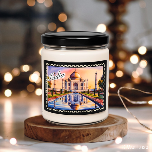 India Souvenir Candle Vacation Keepsake