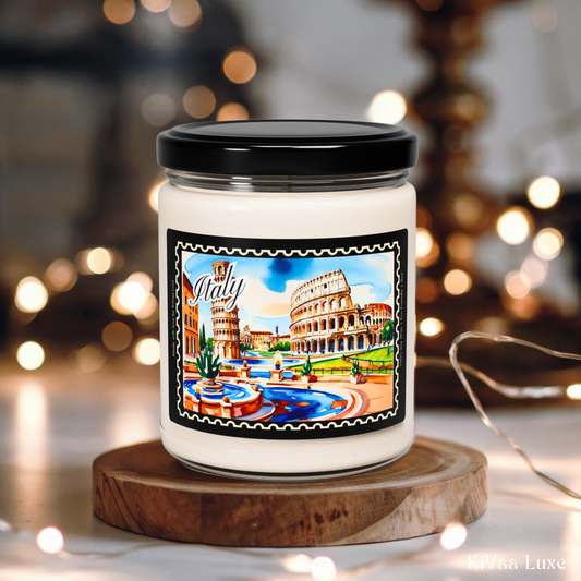 Italy Souvenir Candle Vacation Keepsake