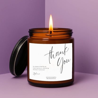 Personalized Thank You Gift for Friend Minimalistic