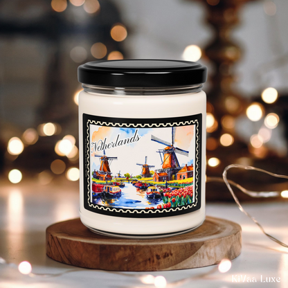 Netherlands Souvenir Candle Vacation Keepsake