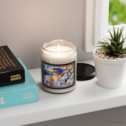 Greece Souvenir Candle Vacation Keepsake