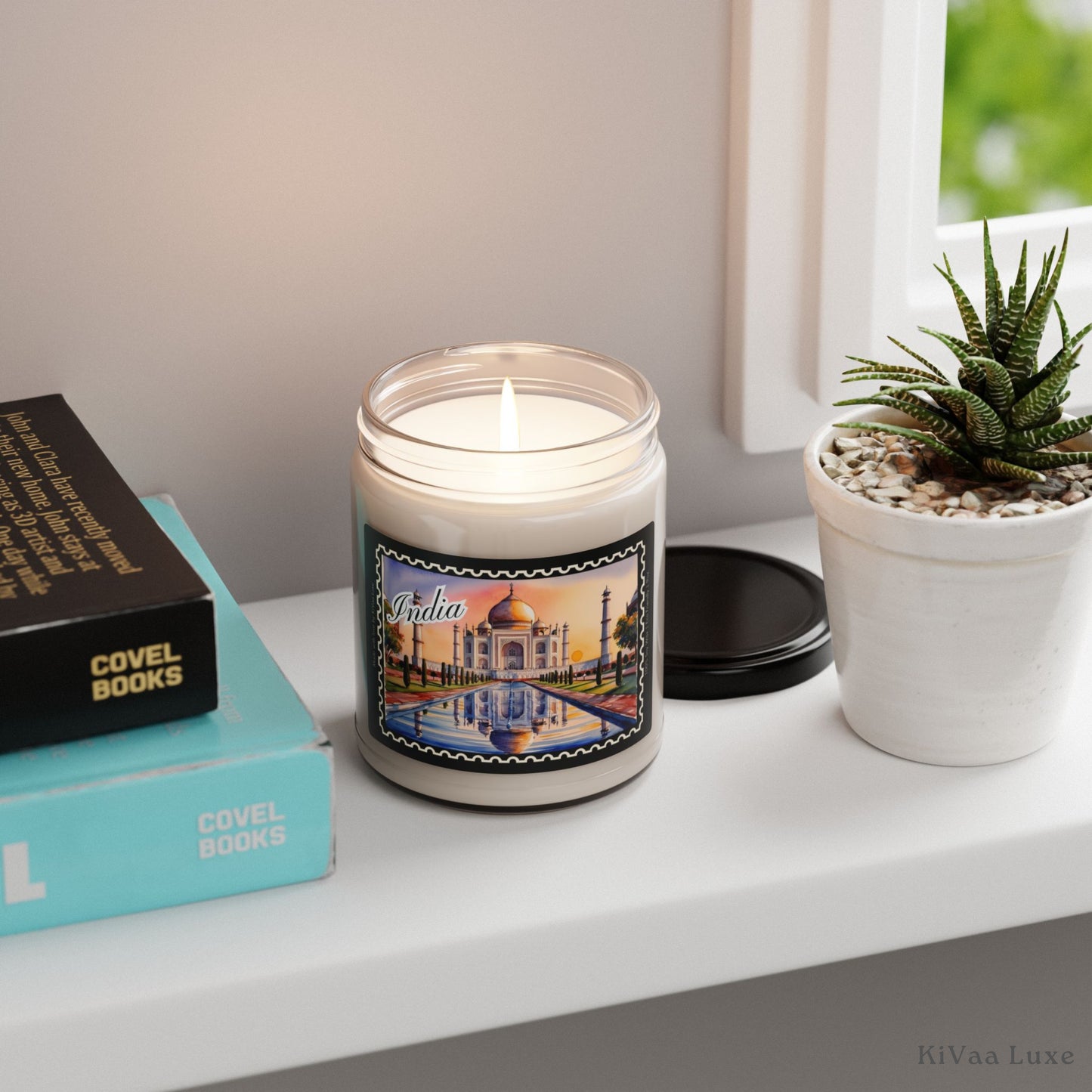 India Souvenir Candle Vacation Keepsake
