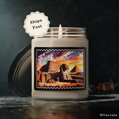 Egypt Souvenir Candle Vacation Keepsake