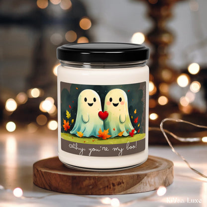 Personalized Halloween  'You're My Boo' Ghost Candle