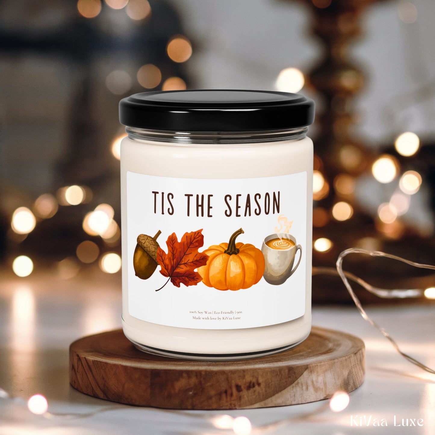 Tis The Season Fall Candle - Cinnamon Apple Spice Candle
