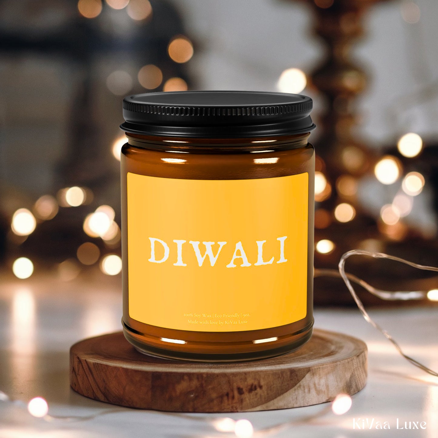 Diwali Festival Candle Minimalistic