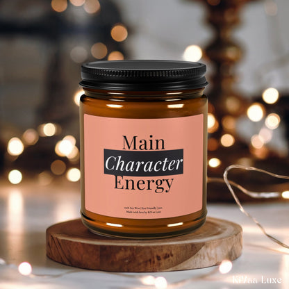 “Main Character Energy Candle – Gen Z Humor Soy Candle