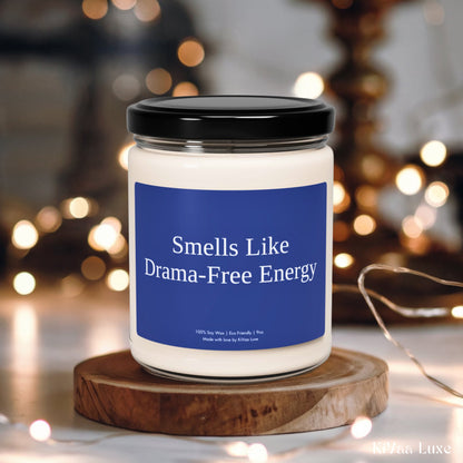 Smells Like Drama Free Energy Candle – Funny Gen Z Soy Candle