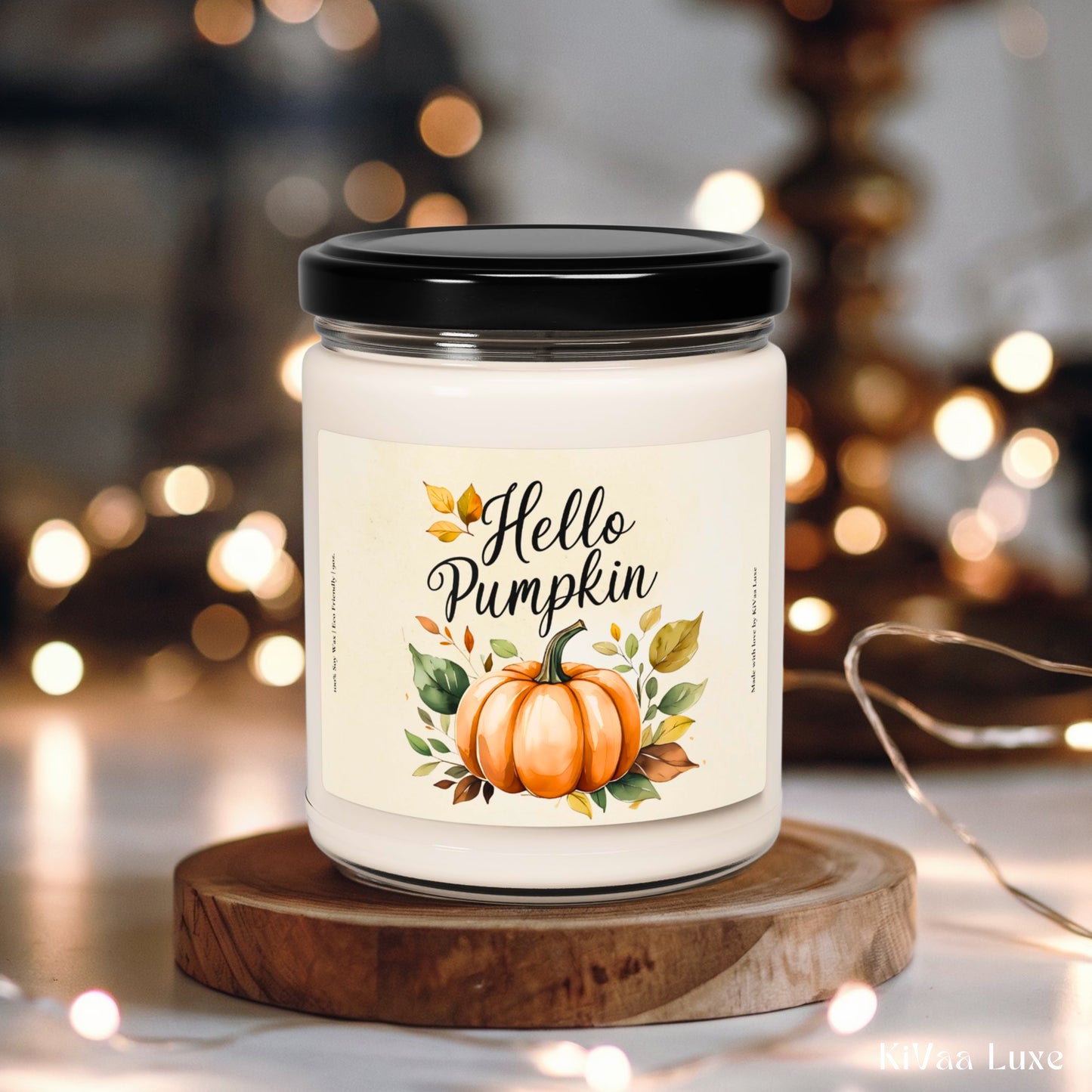 Hello Pumpkin Scented Soy Fall Candle